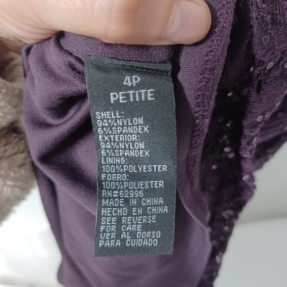 SCARLETT lace / sequin cocktail evening mini dress - Picture 7 of 7